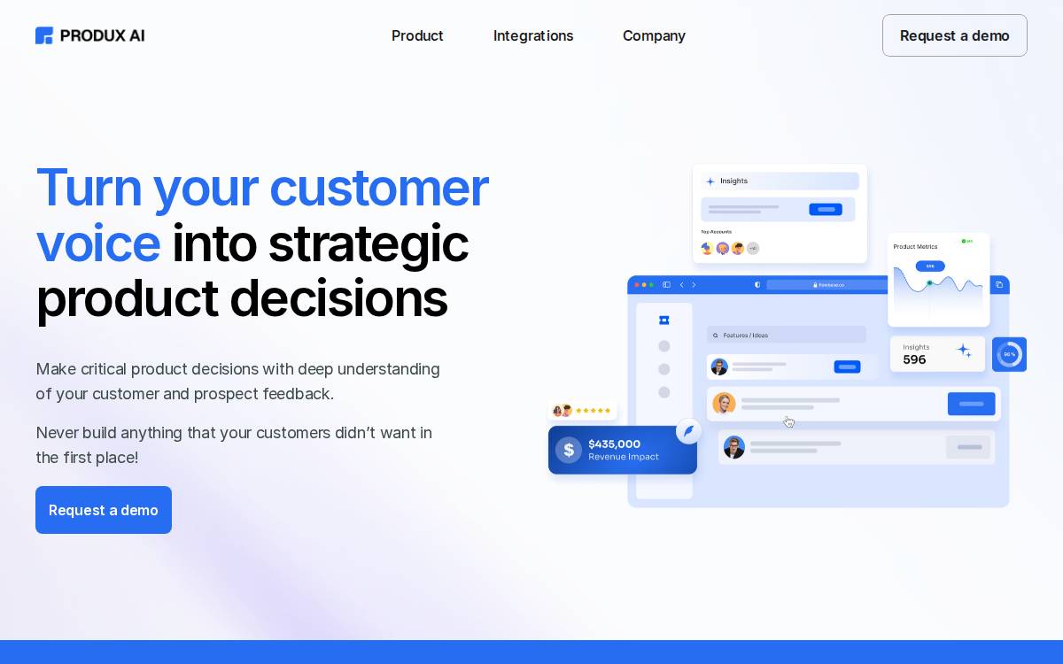 Produx website preview