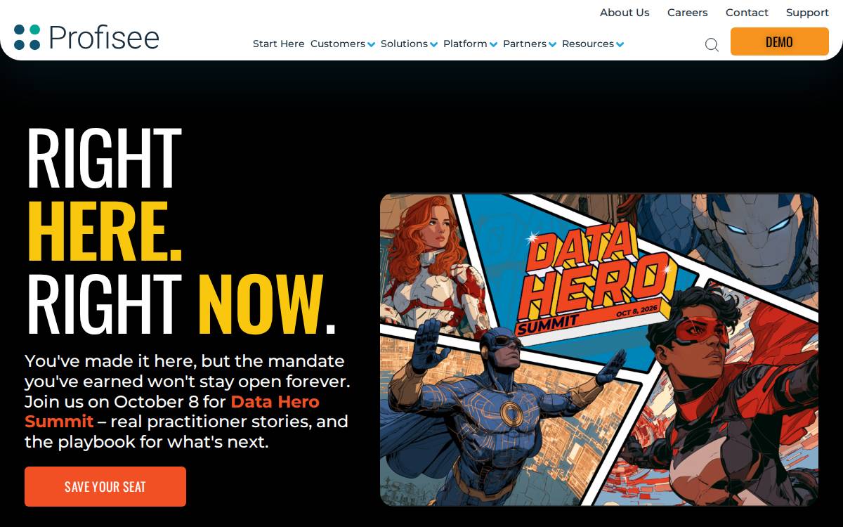 Profisee website preview