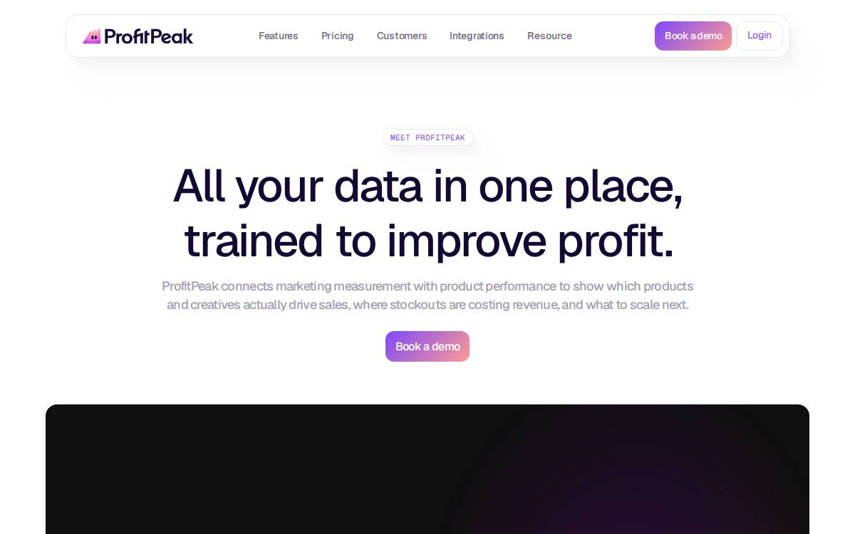 Profit Peak website preview
