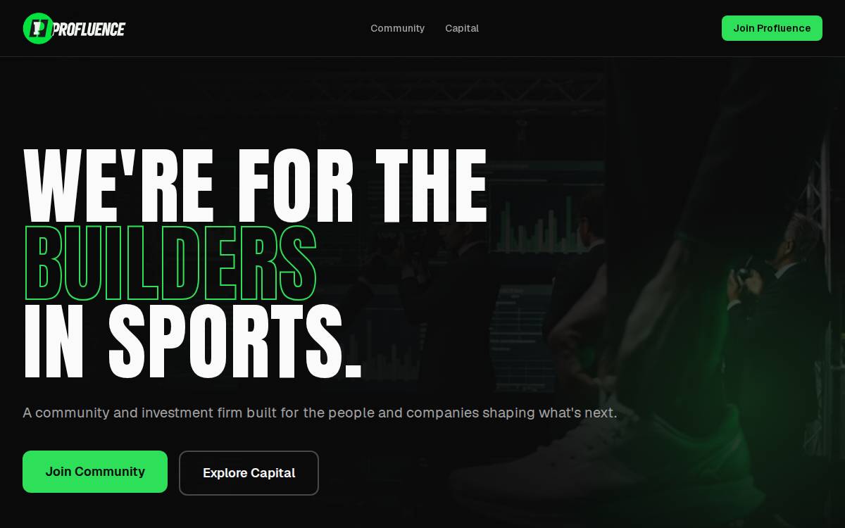 Profluence website preview