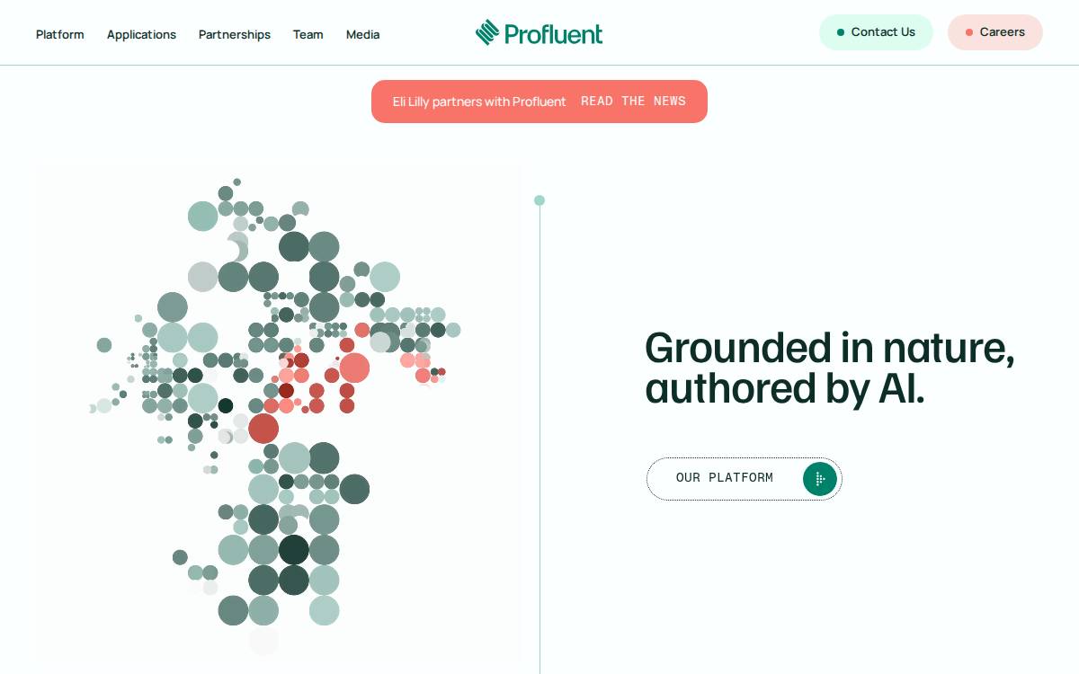 Profluent website preview