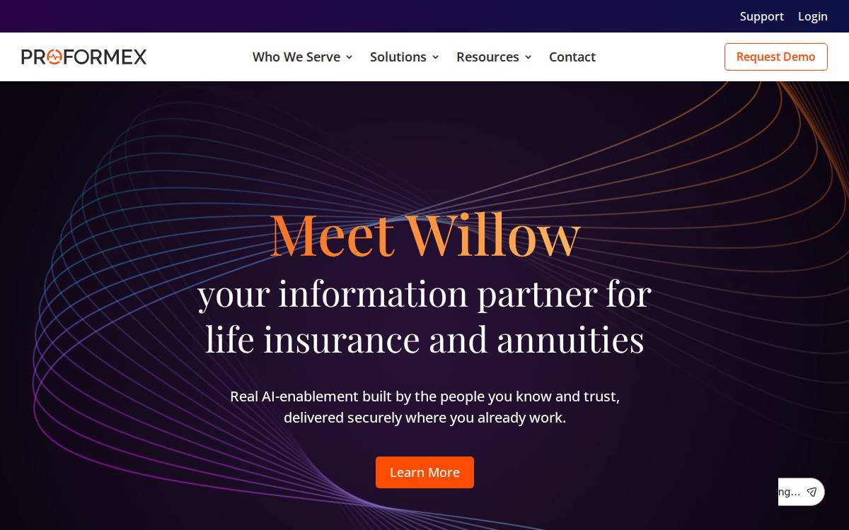 Proformex website preview