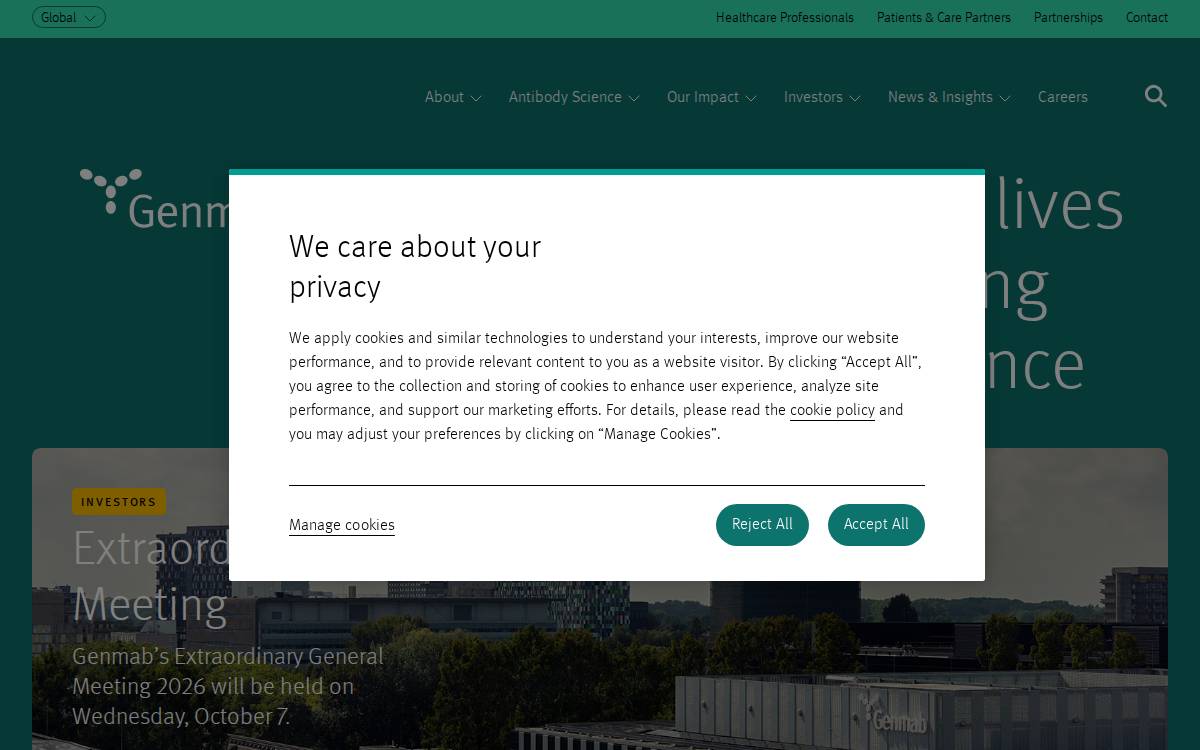 Profound Bio website preview