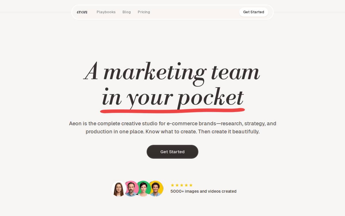 Project Aeon website preview
