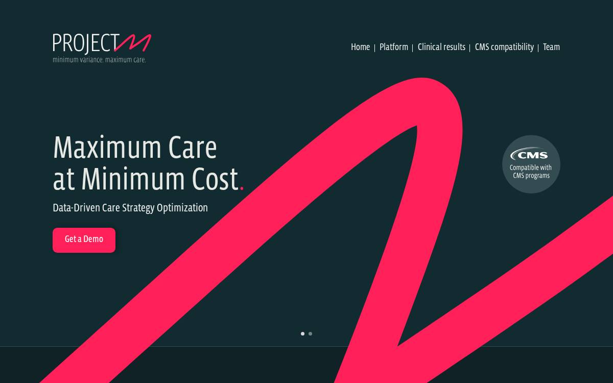 projectm website preview
