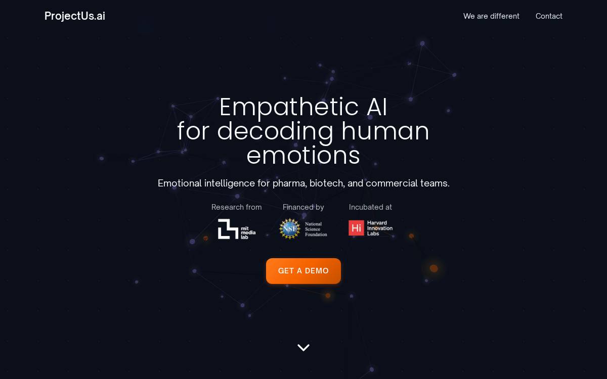 ProjectUs website preview