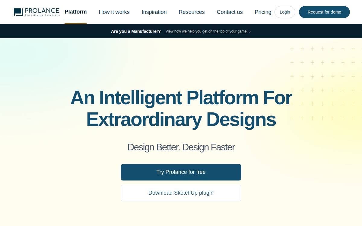 Prolance website preview