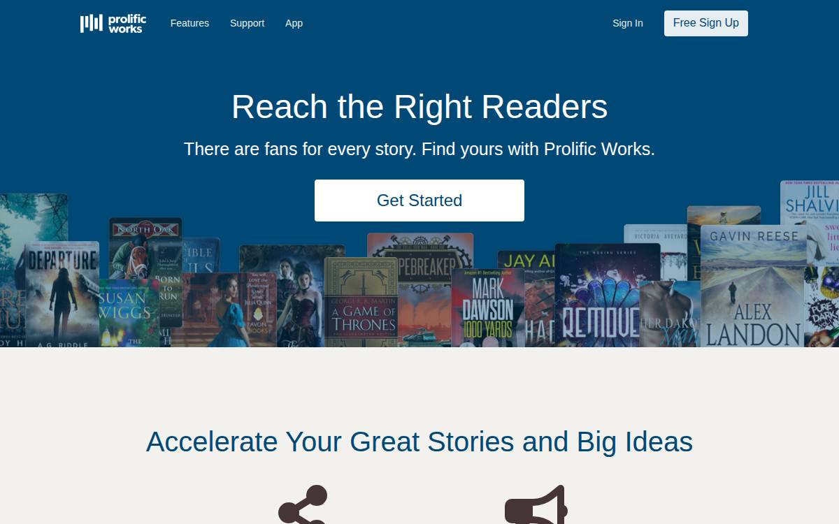 Prolific Works website preview