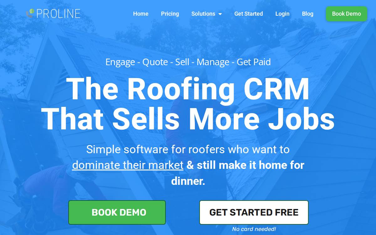 Proline website preview