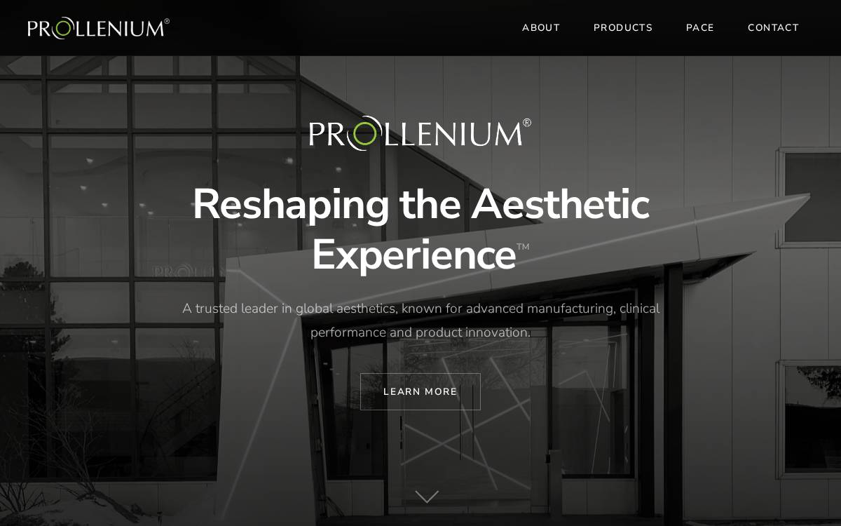 Prollenium website preview