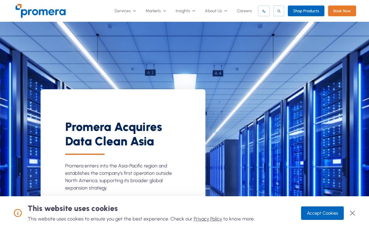 Promera website preview
