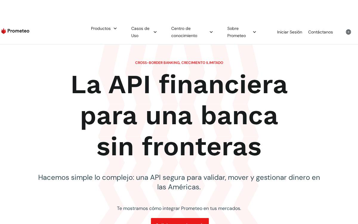 Prometeo website preview
