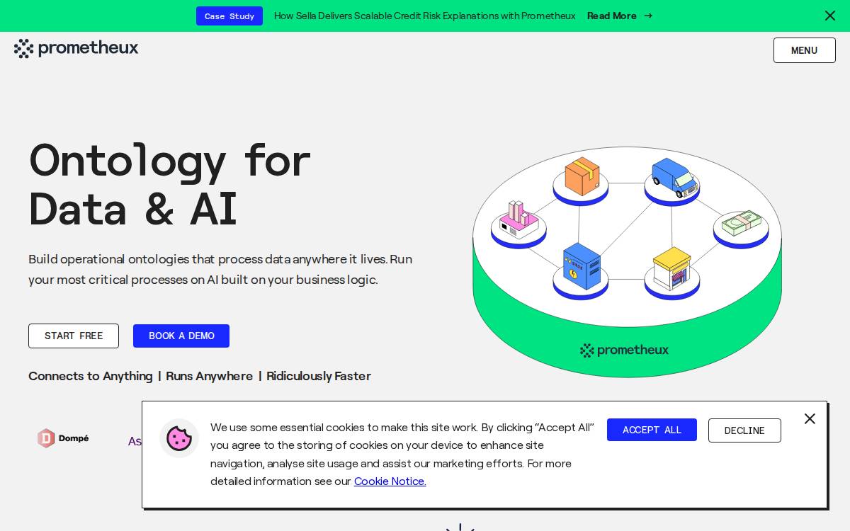 Prometheux website preview