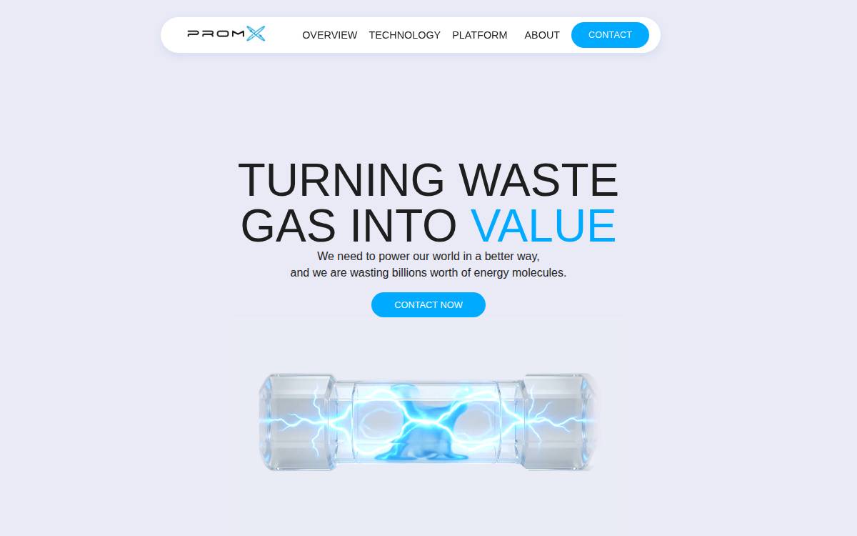 Promex website preview