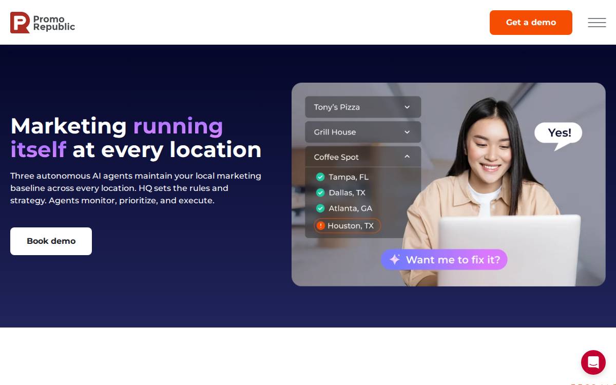 Promo Republic website preview