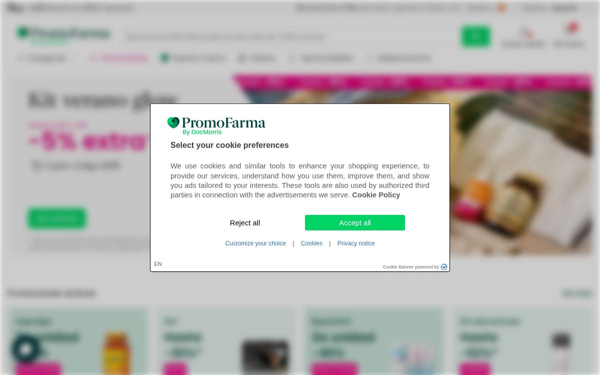 Promofarma website preview