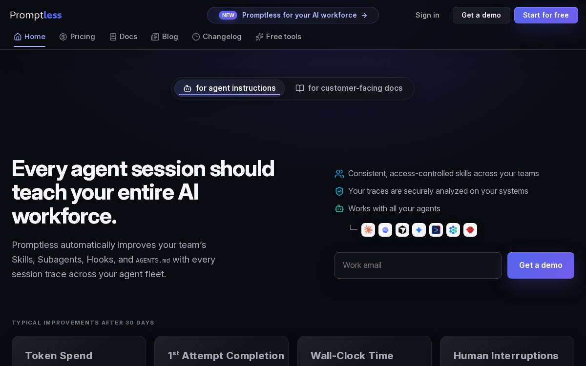 Promptless website preview