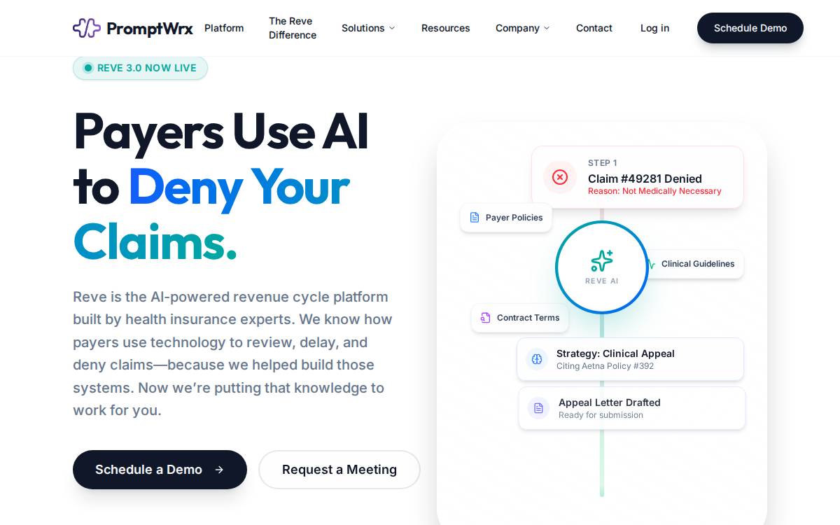 PromptWrx website preview