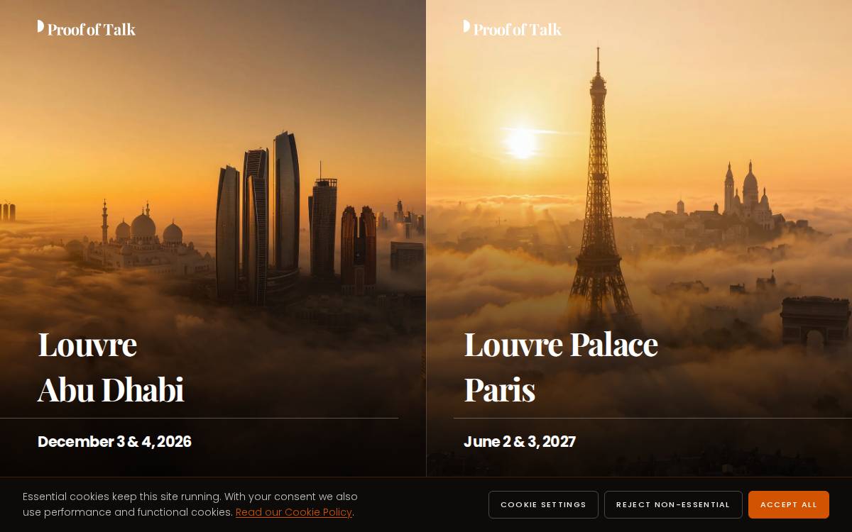 Proof of Talk website preview
