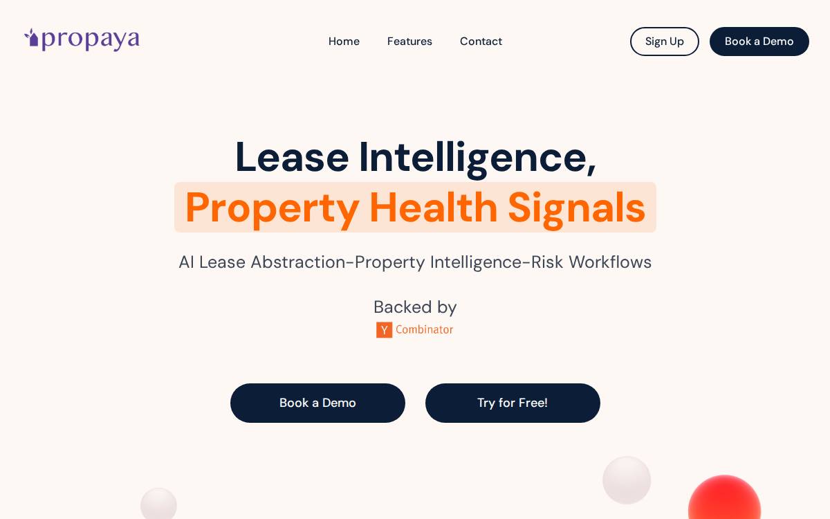 Propaya website preview