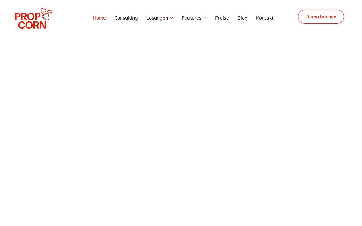 Propcorn website preview
