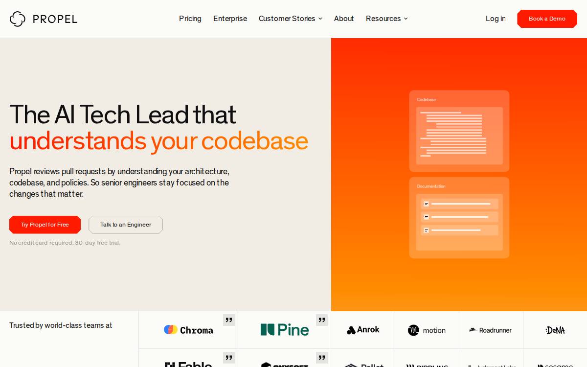 Propel website preview