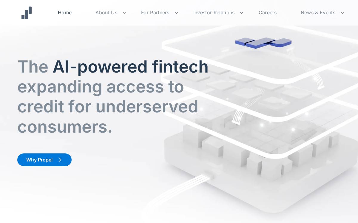 Propelholdings website preview