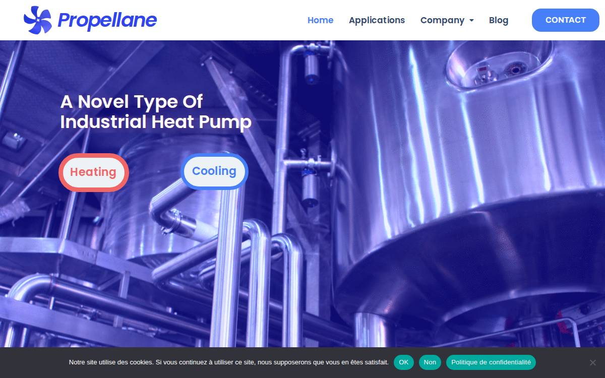Propellane website preview