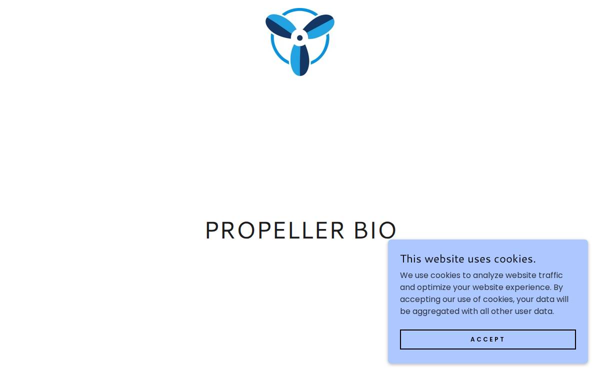 Propeller website preview