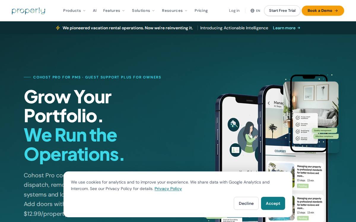 Properly website preview