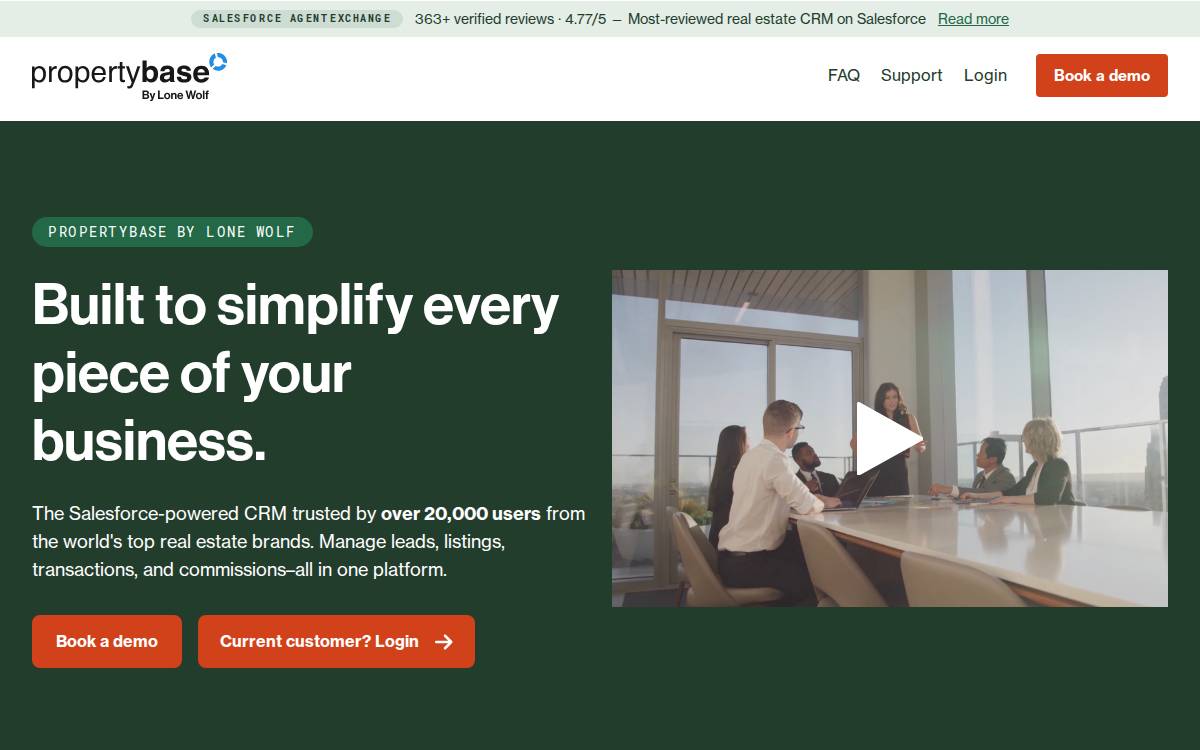 Propertybase website preview