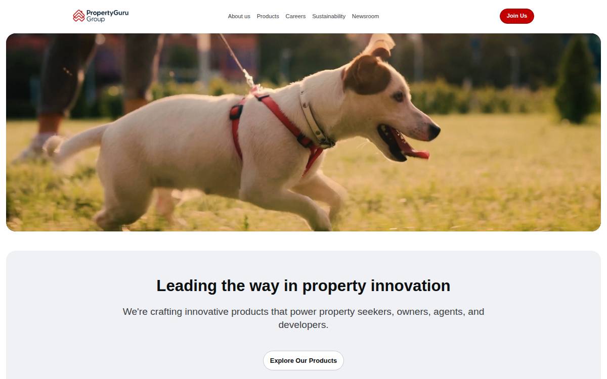 Propertyguru website preview