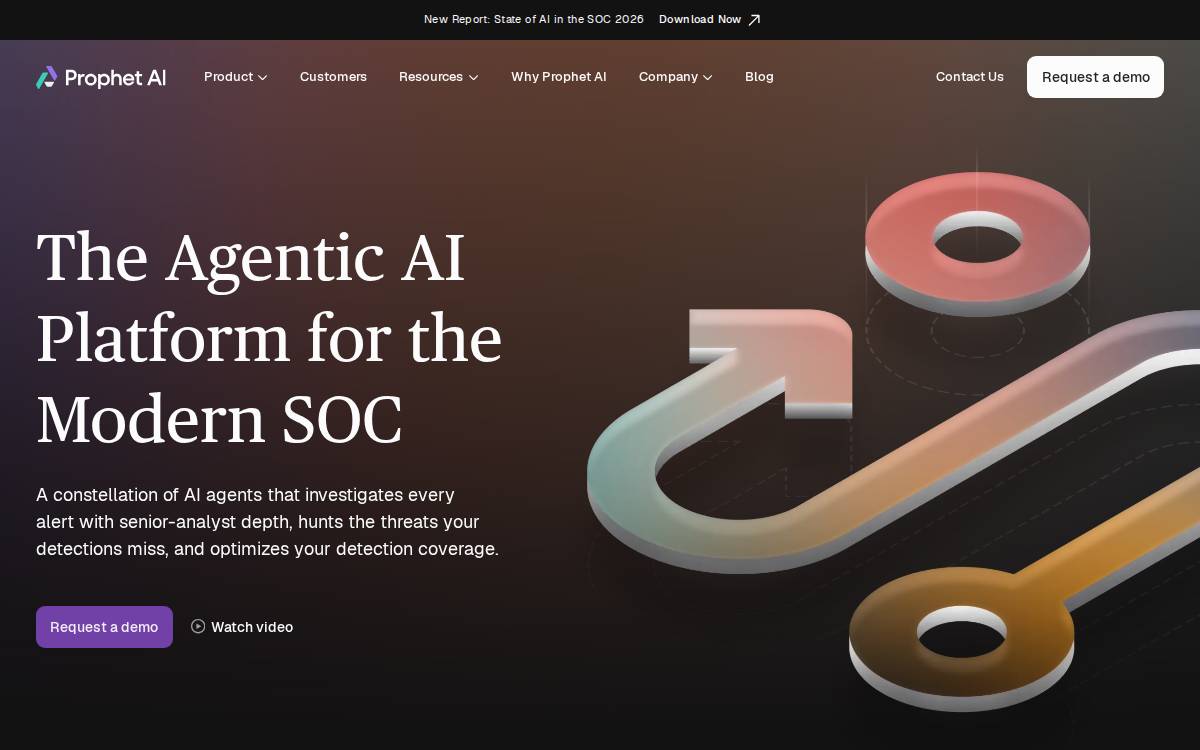 Prophet Security website preview
