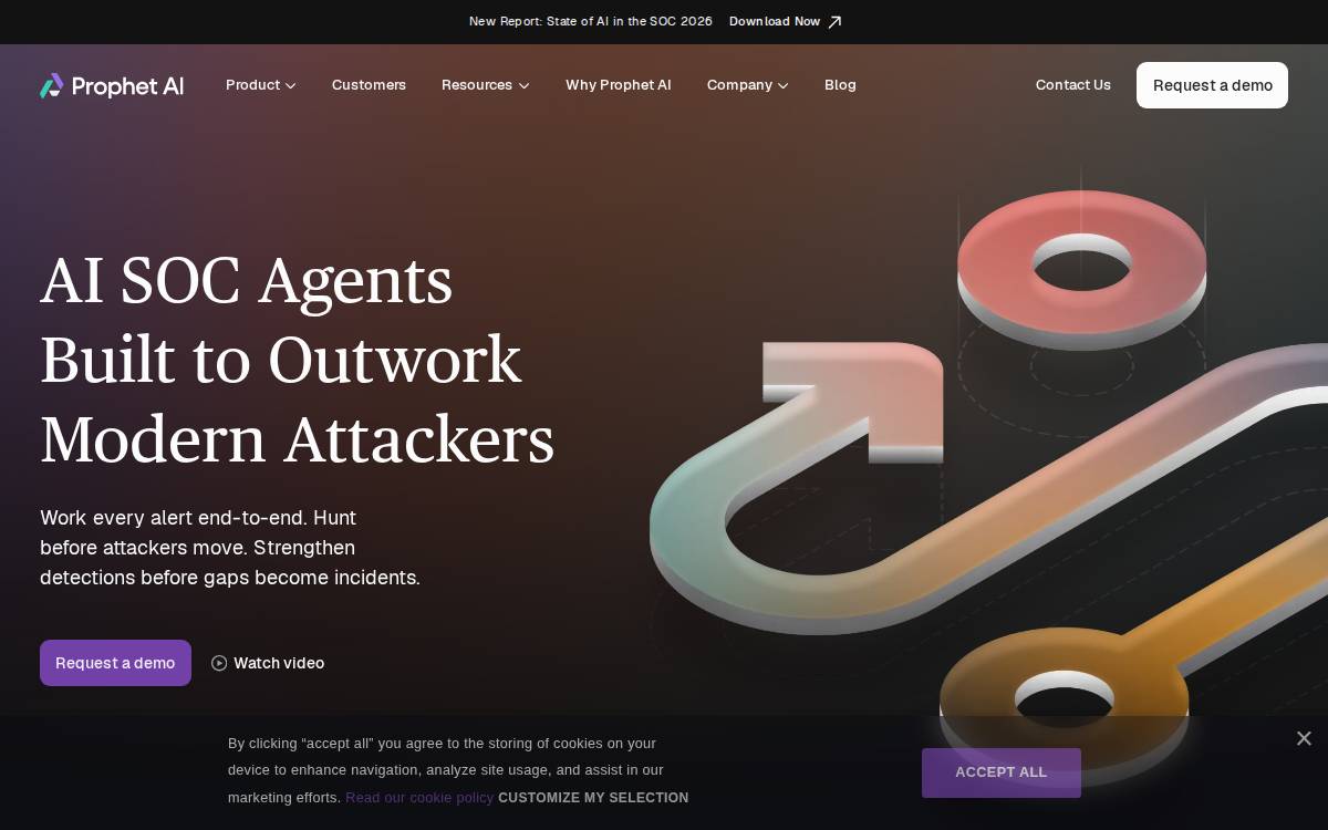 Prophet Security website preview