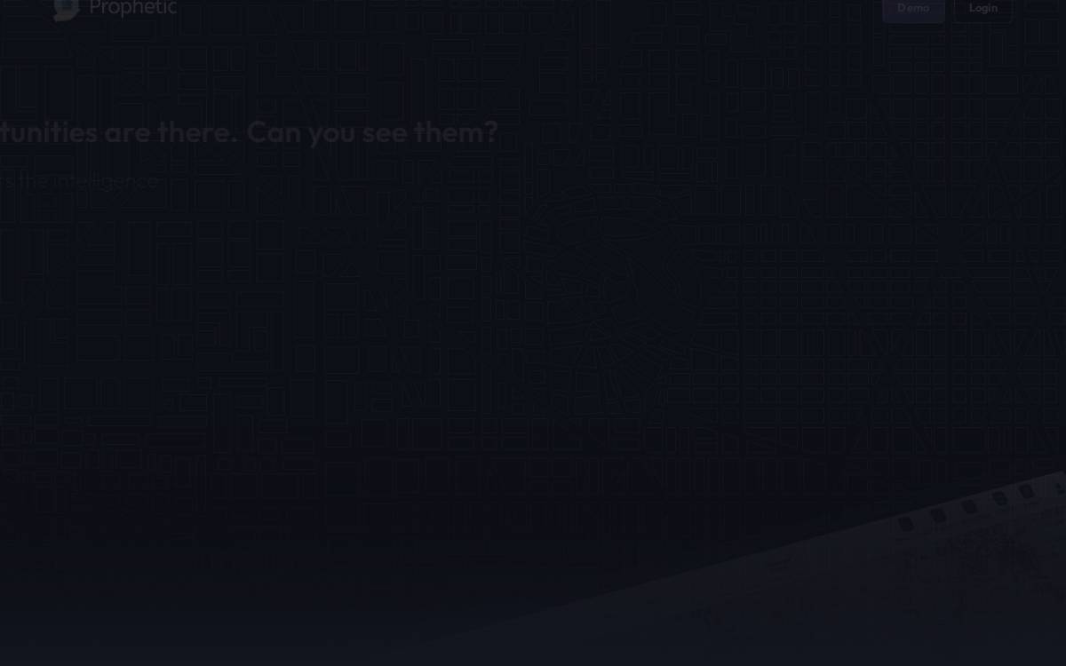 Propheticsoftware website preview