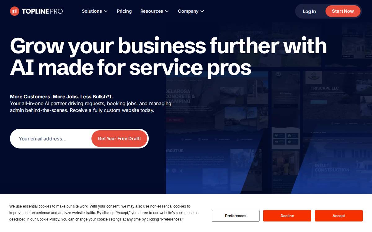 Prophone website preview