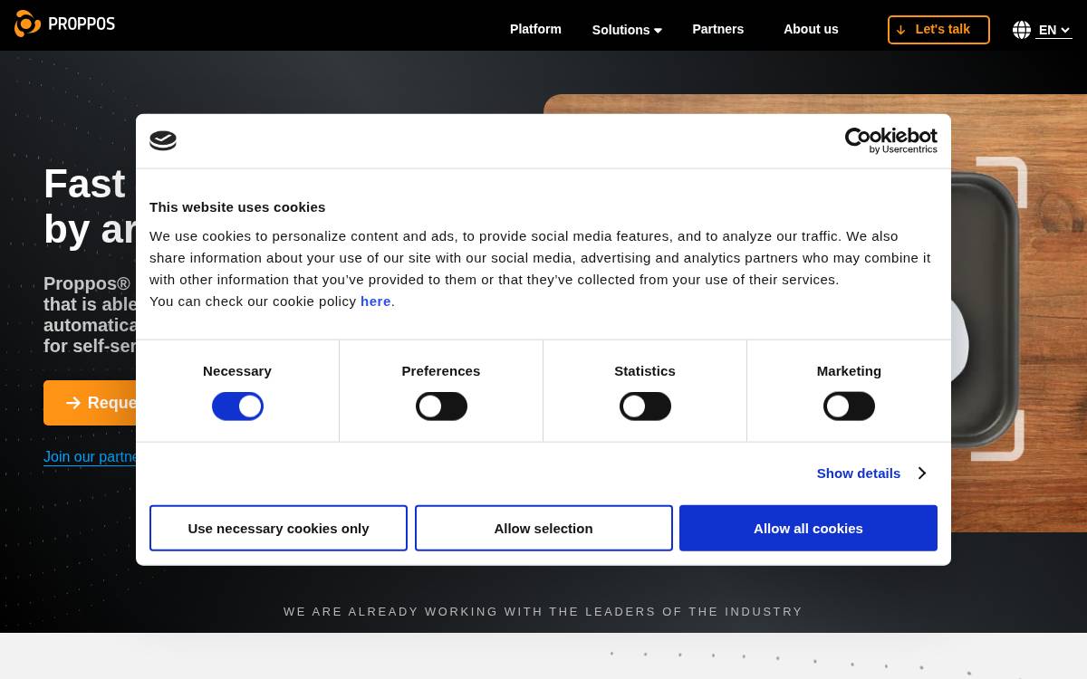 Proppos website preview