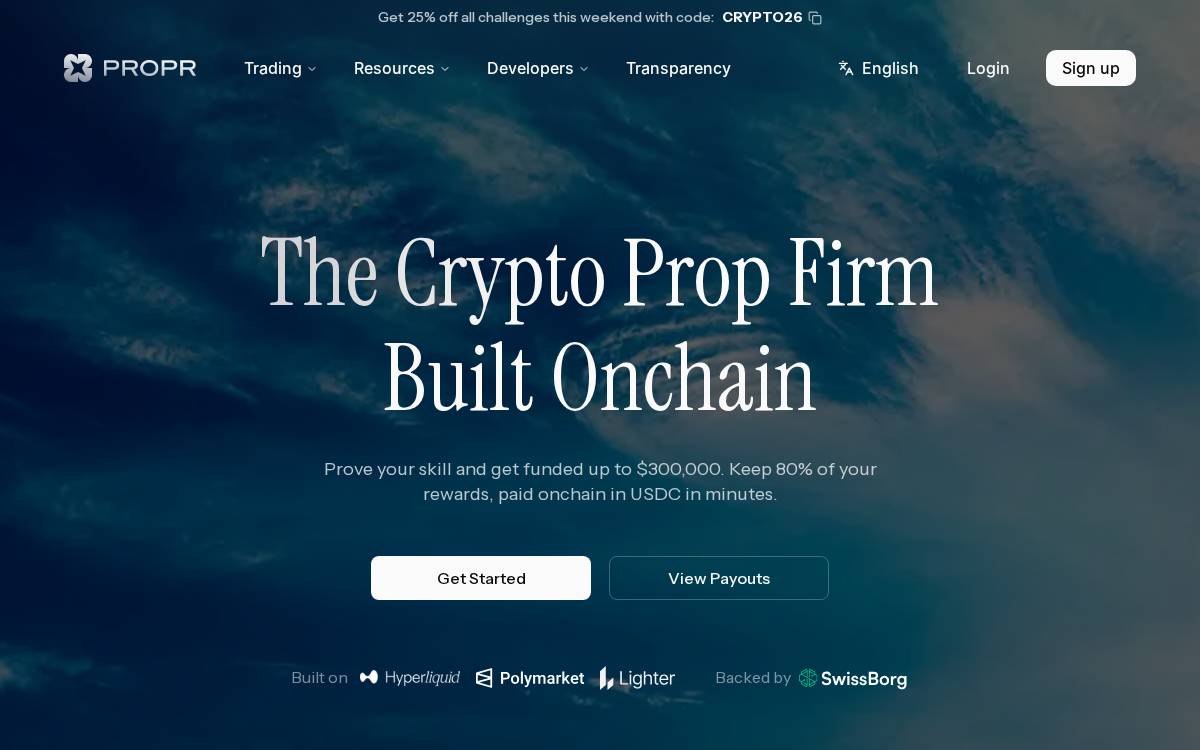 Propr website preview