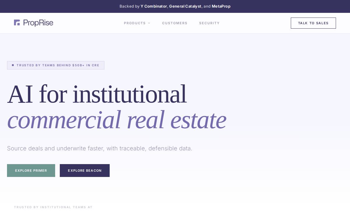 PropRise website preview