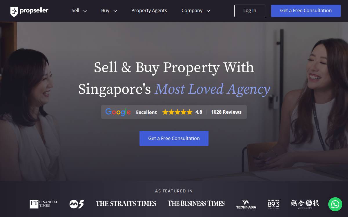 Propseller website preview