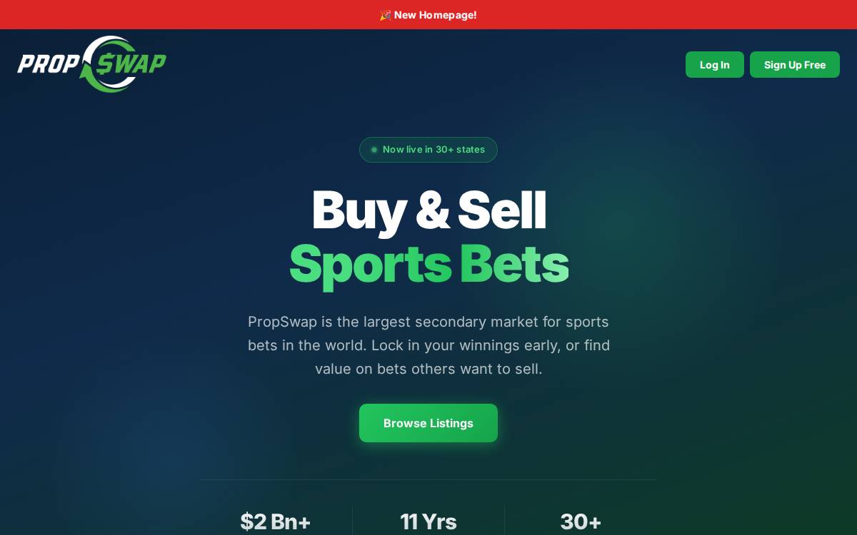 PropSwap website preview