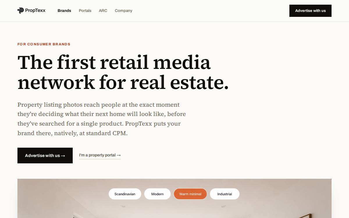 PropTexx website preview