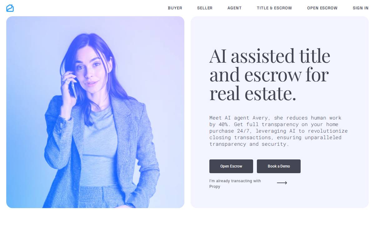 Propy website preview
