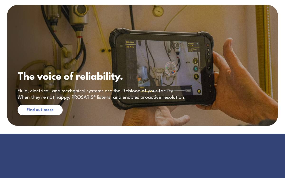 Prosaris website preview
