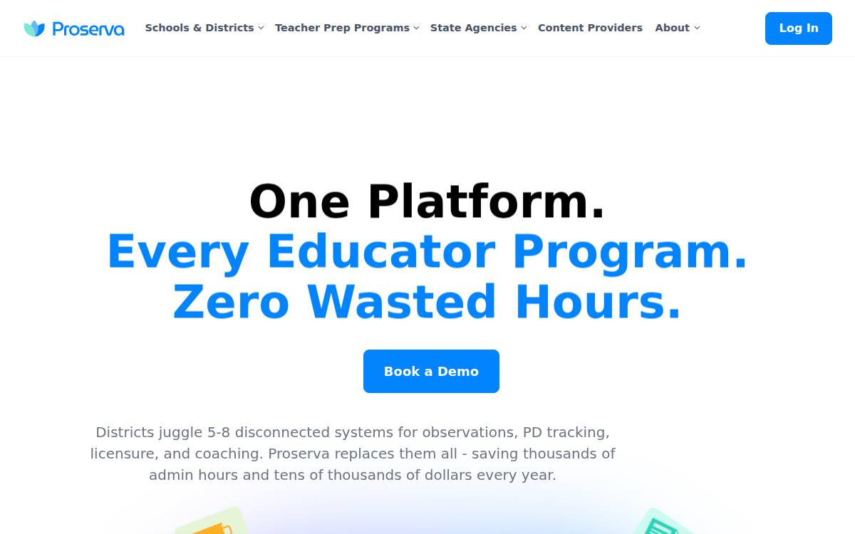 Proserva website preview