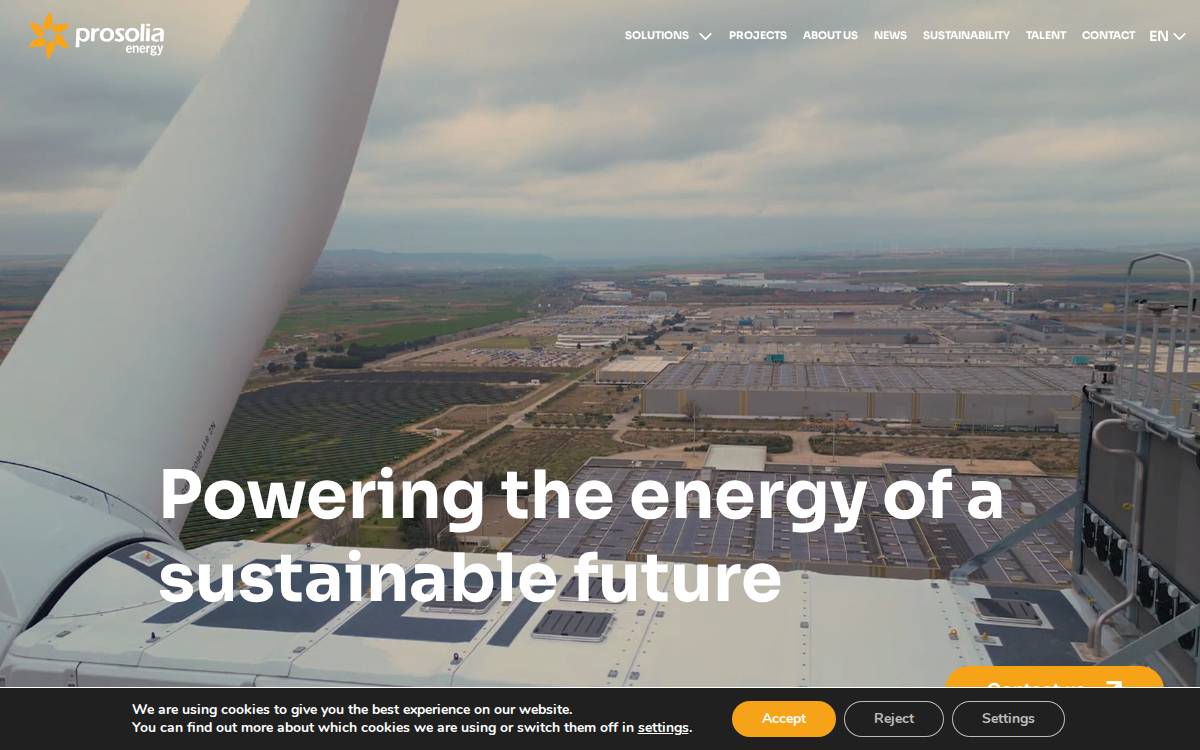 Prosolia, Inc. website preview