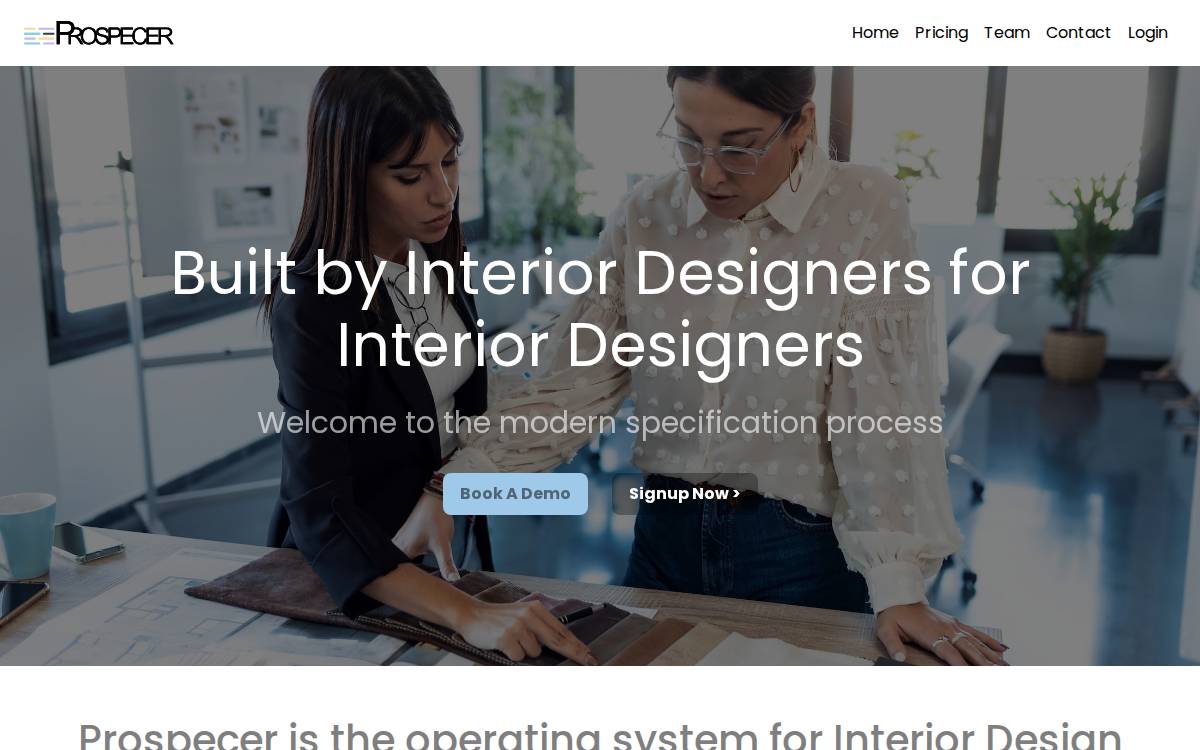 Prospecer website preview