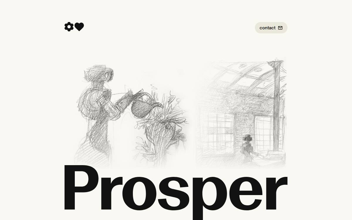 Prosper Robotics website preview