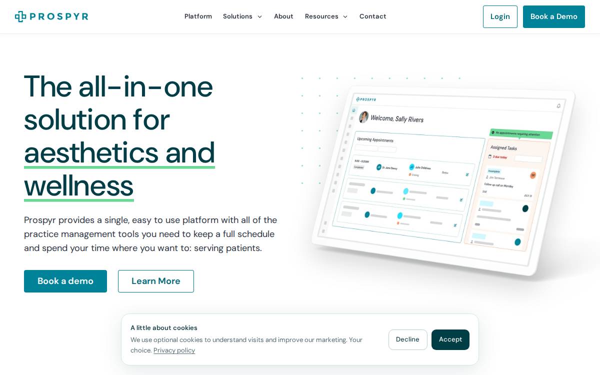 Prospyr website preview