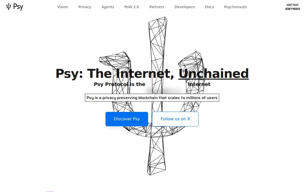 Protagonist-Psy Protocol website preview